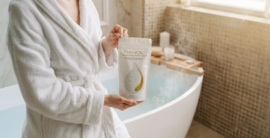 sea salt bath salts nanoil